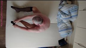 geschenkte verwichste nylons 1