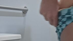 Public Toilet Pee Bikini MILF