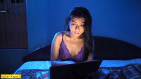 Beautiful Girl Video Call Sex with Office Boss! Indian xxx