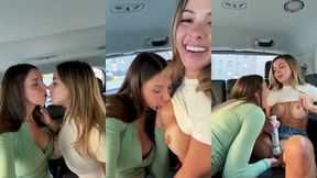 madiiitay and mathema kitten hot lesbian pussy eating car sex in the public parking lot porn video