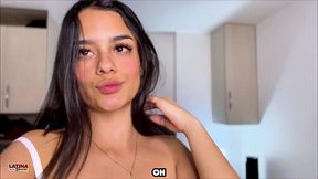 yamileth - tiny petite teen not shy about doing her first porn video latina porn casting