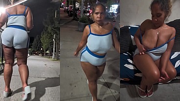 Bow Legged Walk Thick Thighs Natural Fat Ass Redbone Light Skin Boricua Mami