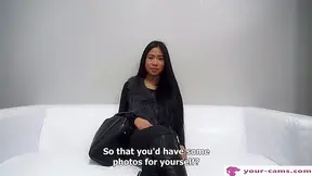 Asian Babe's Hot Casting Couch – Wild Audition Leads to creampie Climax