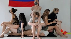 6 girls two-level sitting (extract from 45th contest)