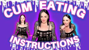 🍬 Cum Eating Instructions 🍬