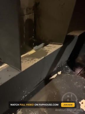 Boy Enters the Clubs Toilets and Catch a Guy Ready to Pee