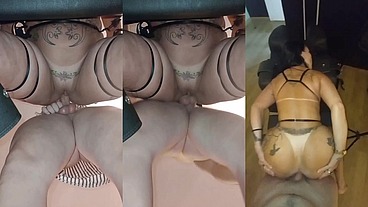 POV a coroa gostosona cheia de tesão transou sem camisinha com o saymonfitness
