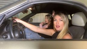 Marica Gaia and Naomi arrested in their car