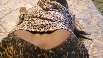 PAWG Doll In Leopard Velour Tracksuit Fucked Doggy!