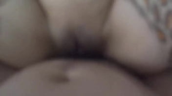 Spacious widow succumbing to voracious lust in her receptive posterior