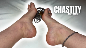 Chastity Foot Tease