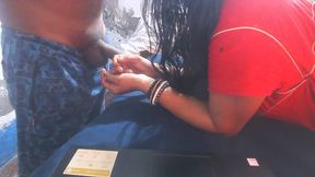 Lady Teacher Fucks Hard with a Working Partner