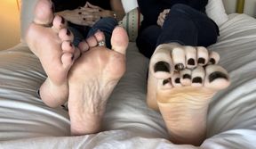 Extreme Foot Humiliation featuring Mimi Footnip and Cute Webbies