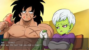 dragon ball super lost episode [hentai game parody pornplay ] ep.1 cheelai teach broly how to masturbate with a hot handjob