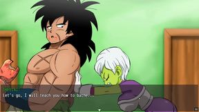 dragon ball super lost episode [hentai game parody pornplay ] ep.1 cheelai teach broly how to masturbate with a hot handjob