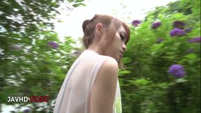 Mikuru Shiina Lustful Outdoor Asian Blowjob
