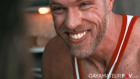 Muscular Alex Mecum rammed hard the tight asshole of his old buddy Darenger McCarthy