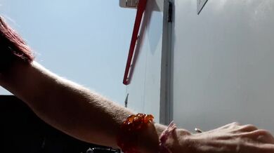 Pissing All Over My Flip Flops In A Gas Station Restroom