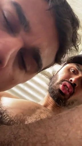 Sucking the Thick and Big-headed Cock