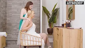 Wedding Day Anal Foursome Sex With 3 Beauties Sharing A Bbc - Haley Spades And Nicole Rae