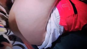 Sexy milf sucks cock at home