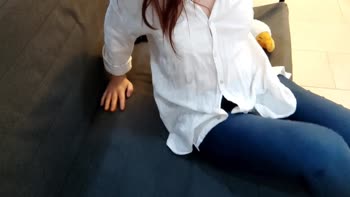 Mia Noxis Teases with Fingered Climax and Handjob