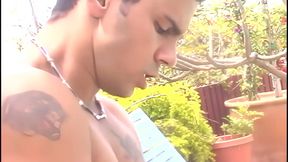 Nicole Sucks On Her Mans Cock Out By The Pool Before Getting Fucked Hard