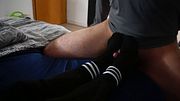 Sockjob Cum on my black socks!