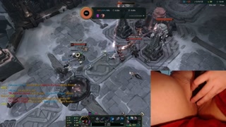 OMG! Playing with my vibrator on the highest setting! League of Legends #9 Luna