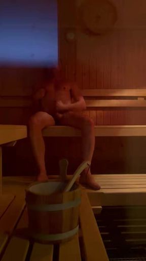 So horny in public Sauna