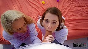 Two Bunnies Alice Merches And Sadie Hartz Share Huge Cock