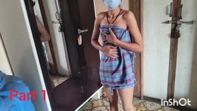 Shivani Bhabhi and Devar Bathroom Sex.