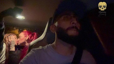 My friend and I played with my boss's cock in his car