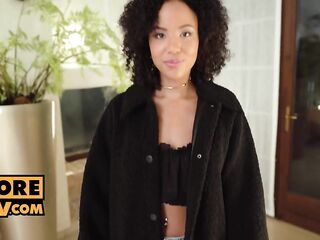 Black Girl Romy Indy Ues Her Raunchy Skill to Make U Stay