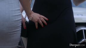 Deeper. Chastity-belt Wearing Sub Learns How to Be a Do