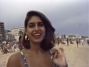 Sensational Brazilian exquisite young babe from the beach