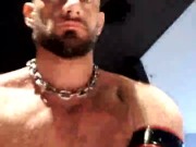 CAM4 , webcam, shower in fetish gear, muscle show (Paul Europe)