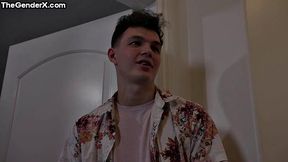 Cute TS babe fucked by her horny BF