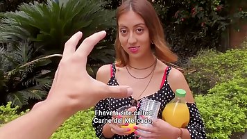 Yasmin Scott is getting her pussy licked and stuffed with a hard dick, in a public place