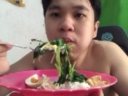 MAKAN NASI BAYAM DAN TAHU TELUR ASIN PART 35