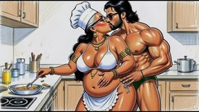 My New Maid Feeding Me And Entertaining Me