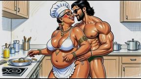 My New Maid Feeding Me And Entertaining Me