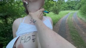 Outdoor BDSM: I Got Used &amp; Written on Outdoors