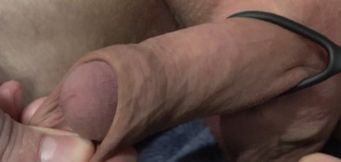 Tugging on my penis - July 2025 - Foreskin restoration