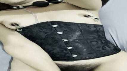 Hairy latina teen Masturbating