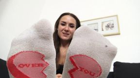 Smell my stinky socks, you foot smeller!