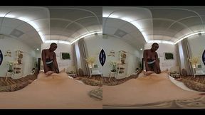 Black Ebony Girl Gives African Massage - Horny Naughty Zaawaadi Happy Ending Sex VR 360 Porn