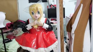 Spin Costume Play Kigurumi Dual Layered Breathplay and Vibraitor