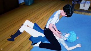 Rei Ayanami and Shinji Ikari have intense sex at home. - Neon Genesis Evangelion Hentai