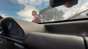 Karlotta has trouble driving